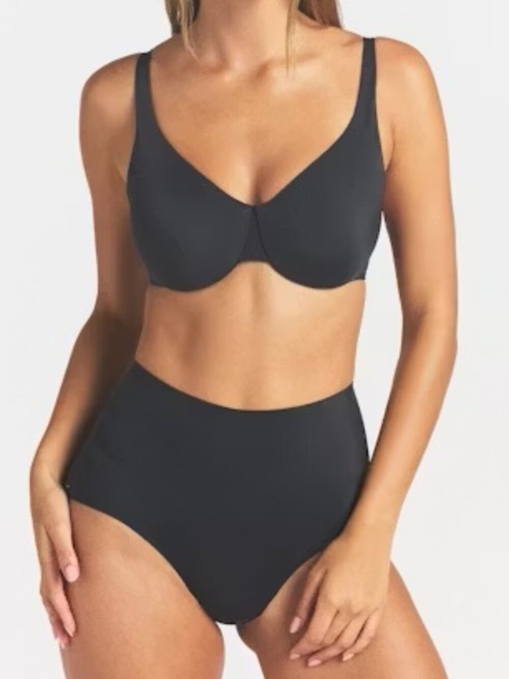 🖤 SKIMS Smoothing Intimates Unlined Minimizer Bra | Onyx | Size 34DD | NWT 🏷️